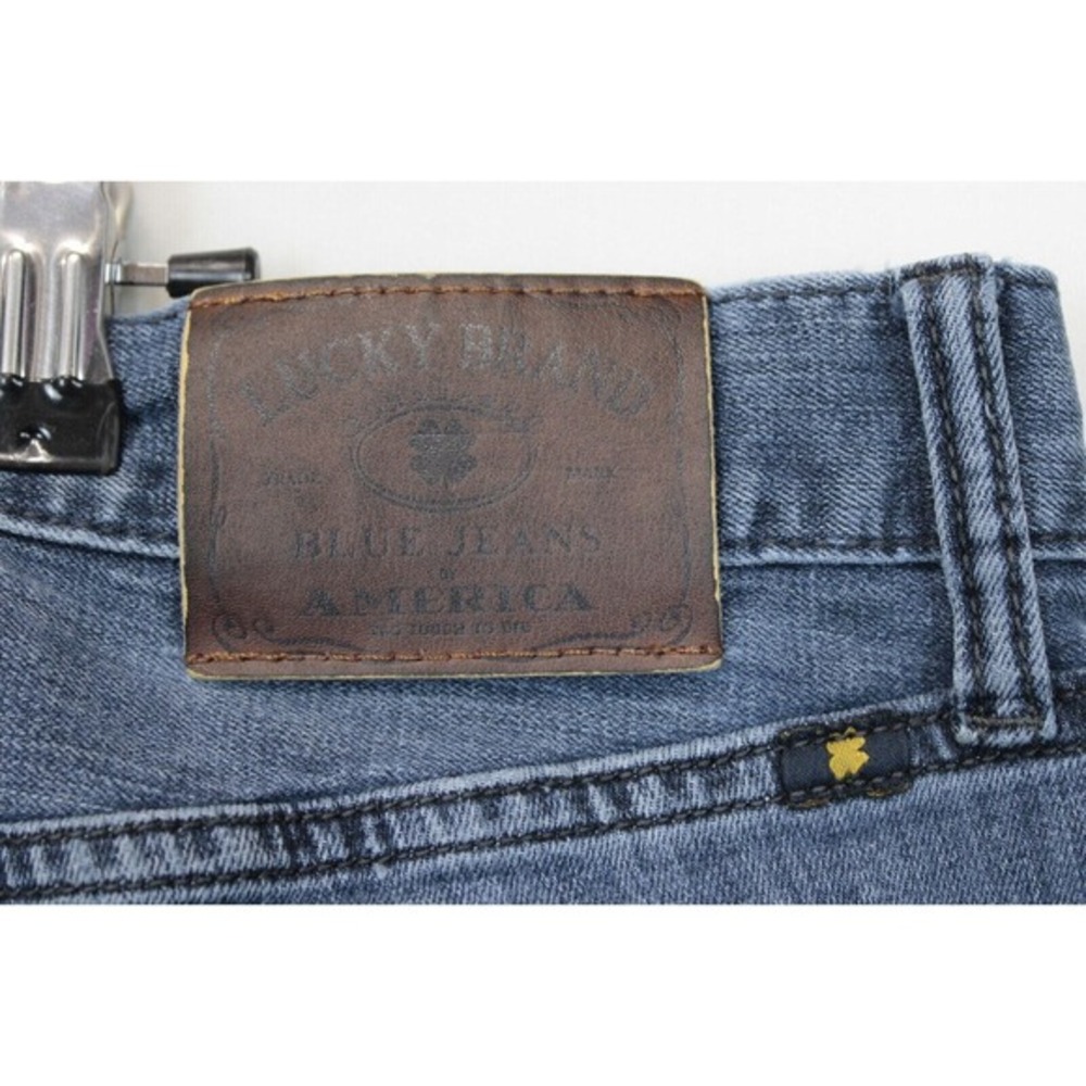 Lucky Brand 410 Athletic Fit Jeans Men 40 / 32 Straight Leg Blue Denim Pants - Picture 7 of 13